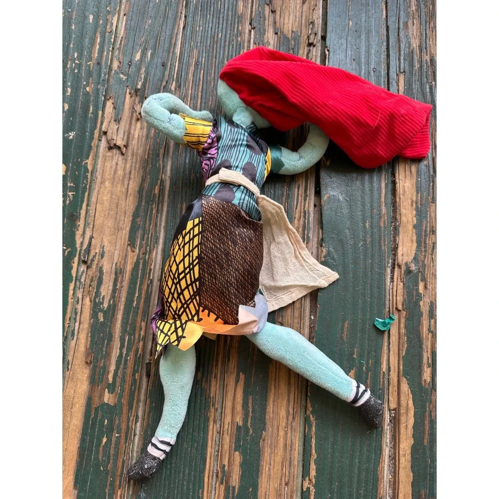 Disney Nightmare Before Christmas Sally Plush Ragdoll Patchwork Dress 14 Inch